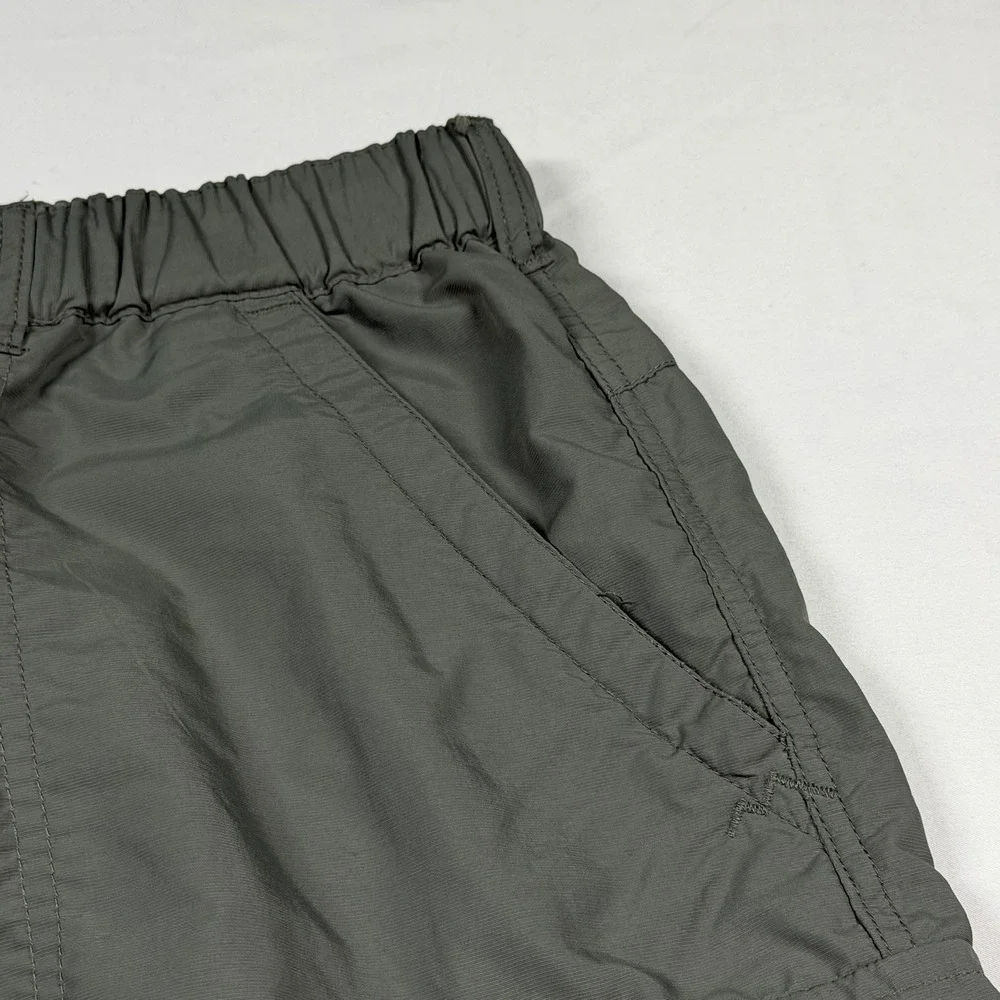 REI Cargo Shorts Gray Nylon Men's Regular Fit Flat Front 9